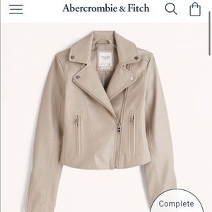 Abercrombie & Fitch Vegan Leather Jacket